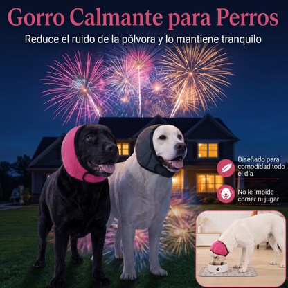 Orejeras antiruido para perros nerviosos